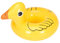 JADEWaa Porte-boisson gonflable en forme de canard jaune flottant pour eau piscine piscine porte-bouteilles pour enfants