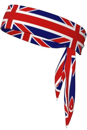 Fascia sportiva con bandiera inglese, alla moda e confortevole, bandana per gli appassionati di esercizio