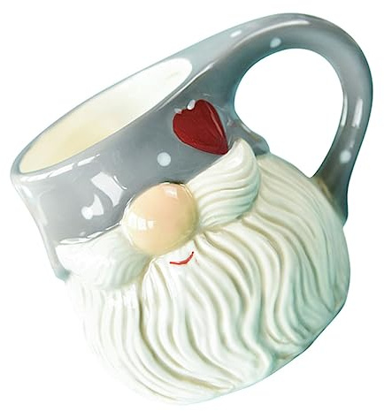 FUNNETOYU Tazza in Vintage Natale Capacità Tazza Latte Creativa con Regalo Natalizio e Resistente