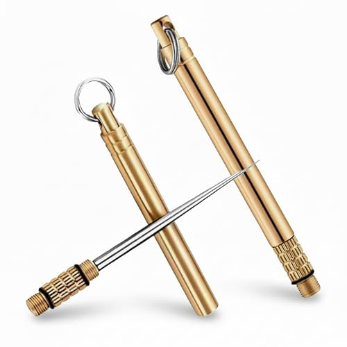 Titanium Alloy Toothpicks,Titanium Toothpicks Toothpick with Key Ring | Portable Toothpicks,Fruit Stick Stainless Steel Toothpicks for Outdoor Picnic and Camping for Outdoor Picnic and Home,2 Pcs