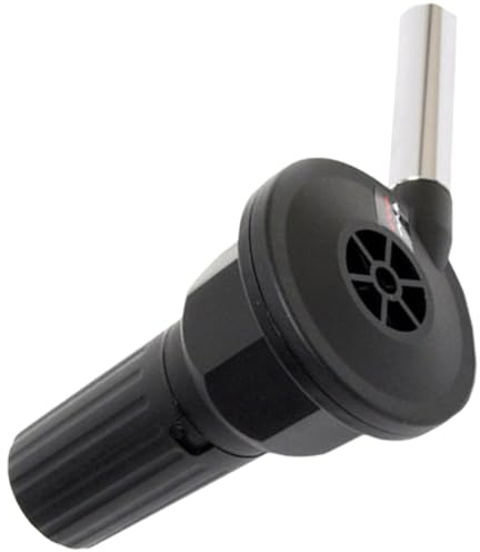 LABRIMP Camping Grillgebläse 1 Stück D Batterie, Aluminium ABS Handgeführt