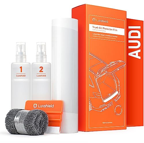 Luxshield Pellicola Protettiva per Bordo di Carico per Audi A6 Avant C7 4G I 2011-2018 - Protezione Paraurti, antigraffio, per vernice - Trasparente