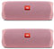 JBL Flip 5 - Set di altoparlanti Bluetooth wireless portatili impermeabili (coppia), colore: rosa