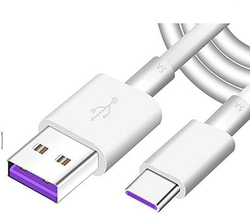 Super Charging Cable Replacement for Huawei P30 Pro 5A Supercharge USB Type C Cable, 3.3FT Super Fast Charge Type-C Cable for Huawei P20 Pro, Mate 20 Pro, Mate 10 Pro, P10 Plus, Mate 20 (White)
