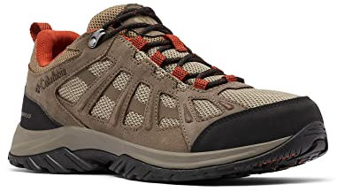 Columbia Redmond 3 WP, Zapatillas De Senderismo Y Trekking, Hombre, Marrón (Pebble/Dark Sienna 2023), 40.5 EU