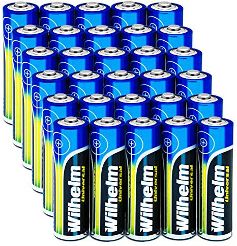 Wilhelm 30 AA Mignon Universal Alkaline Batterien im Shrink LR6…