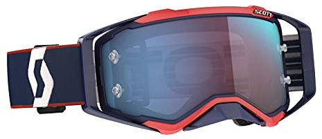 Scott Prospect MX Goggle Cross/MTB Brille gelb/rot/orange Chrom Works