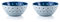 Guzzini - Le Murrine, Lot 2 Bols S - Bleu clair/Blanc/Bleu - 279412226