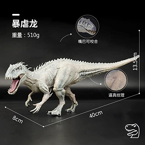 Lseqow Indominus Rex Actionfiguren, Tiere Modell Spielzeug mit beweglichem Kiefer Kunststoff Dinosaurier Actionfiguren Dinosaurier Modell Spielzeug, Kinder Spielzeug, Kinder Geschenke
