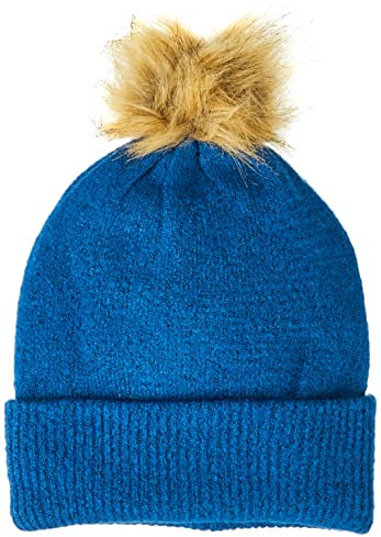 ONLY Damen Onlsienna Life Knit Cc Beanie Hat, Super Sonic, Einheitsgröße EU