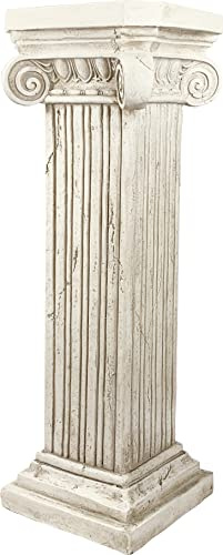 LANDCHY 38'' Tall Roman Column with Base Roman Pillar Greek Column Magnesium Oxide Large Size Statue Sculpture Pedestal Stand Holder for Indoor Outdoor Wedding Birthday Party Decor