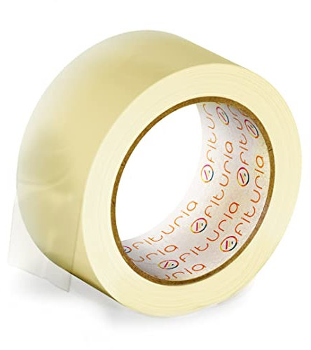 OFITURIA Nastro adesivo per imballaggio trasparente per imballaggio di scatole di cartone di spedizioni, matrimoni, prodotto per confezioni sicure (36 cms x 120 mts - Transparente, 1 Rollo)