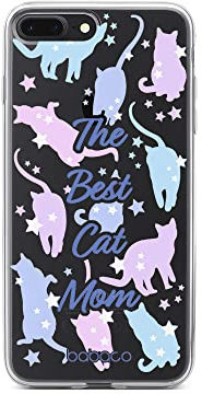 Babaco ERT GROUP mobile phone case for Iphone 7 PLUS/ 8 PLUS original and officially Licensed pattern Cats 017 optimally adapted to the shape of the mobile phone, partially transparent