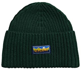 Superdry Damen Vintage Radar 2.0 Beanie Baskenmütze, Esmalte Verde, Einheitsgröße