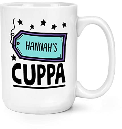 Personalised Cuppa Name 15oz Large Mug Cup