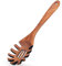 Meilleure cuillère à pâtes en bois - Fourchette à spaghettis - Ustensiles de service en bois d'acacia - Cuillère à spaghettis - Fourchette à pâtes - Spatule à pâtes