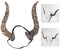 TOYANDONA 1Pc Halloween Horns Headband- Sheep Horn Hoop Cosplay Fancy Dress Photo Props Devil Horns Costume Headwear for Halloween Festival Dance Party Cosplay