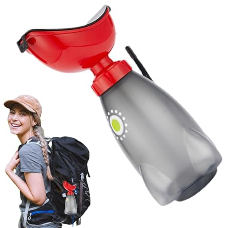 Female Pee Bottle - Damen Urin Auffangflasche Damen Urintrichter | Weibliches Uriniergerät mit Kappe, Auslaufsichere weibliche Urinflasche Große Kapazität Urinflasche Trichter für Zuhause