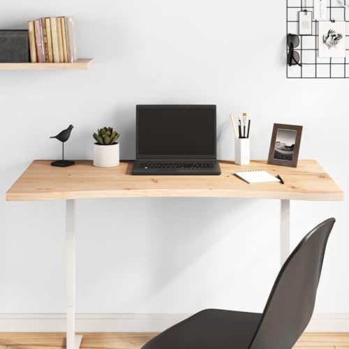 ZEYUAN Tablero de Escritorio Madera Maciza de Pino 110x60x2,5 cm, Tablero de Mesa, Tableros para Escritorios, Tableros para Mesas De Comedor, Encimera Cocina 824445