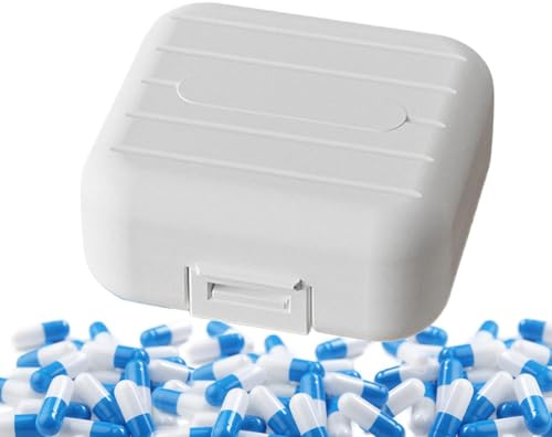 7-Day Pill Box, Daily Pill Container, Weekly Pill Organizer, Portable Pill Case, Travel Pill Container Medicine Dispenser Box Compact Pill Organizer 7-Day Tablet Case Separate Compartment Pillbox Dail