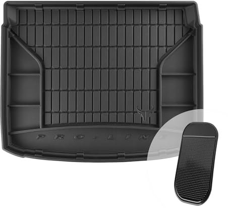 moto-MOLTICO Alfombrilla de goma para maletero con función organizadora apta para Seat Altea 2004-2015 Minivan