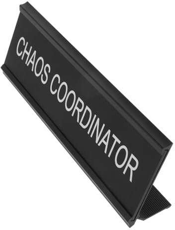 ABOOFAN Desk Plate for Office Mediator Position Sign Modern Design Home and Office Decor
