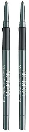 ARTDECO Mineral Eye Styler - Eye Liner langanhaltend mit integriertem Spitzer, für empfindliche Augen, wischfest - 1 x 0,4g (Packung mit 2)