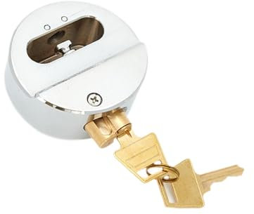 YsXoWiui Serrures de Porte de Sécurité pour Fourgon à Cadenas Rond, pour Volets, Sécurisant Les Portes, Les Hangars