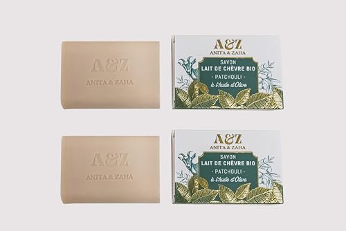 Bio-Seife Patchouli Ziegenmilch, Duo, 100 g, 2 Stück ANITA & ZAHA
