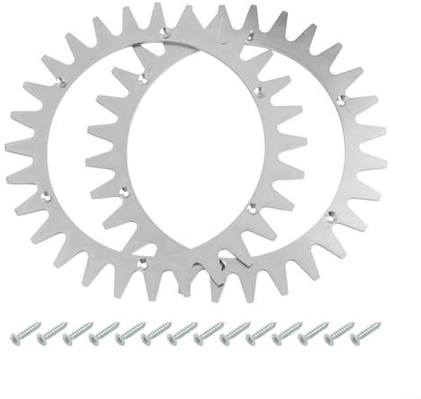 Für Yardforce Mähroboter Spikes 4-teiliges Set für besseres Handling auf anspruchsvollem Gelände