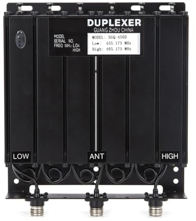 50 W UHF Duplexer 400 MHz - 470 MHz Mehrk-Breitband-Duplexer, tragbarer Duplexer, Frequenz, anpassbar