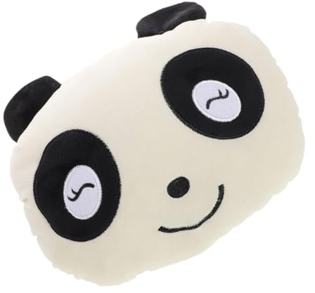 Panda Nackenkissen für Auto und Gaming Stuhl mit Verstellbarer Höhe | Plüsch, Memory Foam, Abnehmbarer Bezug, für Beifahrer und Alltagspendeln, 24x18x10cm