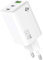 Cargador GAN 65 W SUBBLIM, 2 × USB-C + USB-A PD 3.0 & PPS, 45 W + 20 W simultáneos para MacBook Air/Pro 13″, DELL XPS 13, iPad Pro/Air, Galaxy Tab S9, Steam Deck, Galaxy S25 Ultra, iPhone 16,15