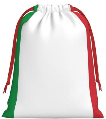 Beutel mit italienischer Flagge, Kordelzug, wiederverwendbar, für Partys, Geburtstage, Hochzeiten, Alltag