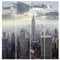 Bilderwelten Schiebegardinen Sonnenaufgang in New York - Ohne Aufhängung, 4X 250 x 60cm