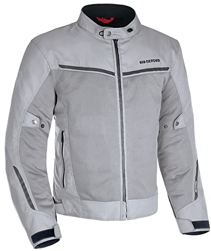 Oxford Chaqueta de motocicleta Arizona Air 1.0 de malla textil para hombre, Ártico, M, Ártico, M
