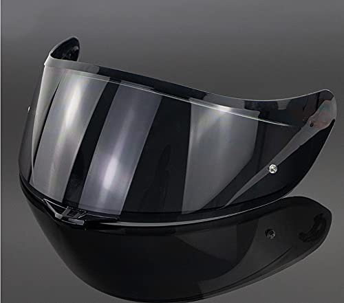 Visiera del casco adatta AGV K1 / K3SV / K5 Visiera per visione notturna del casco del casco del casco del motociclo (Colore : Nero)