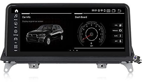 10.25 inch Blu-ray Screen Android 10 Car Stereo for BMW X5 E70/X6 E71 2007-2013 Built in Carplay DSP Support Car Radio Multimedia CD DVD Player/GPS Navigation/SWC/Bluetooth
