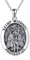 TOUPOP St Michael Halskette für Männer Sterling Silber Saint Michael Anhänger Schmuck Für Frauen St Michael Medal Für Jungen
