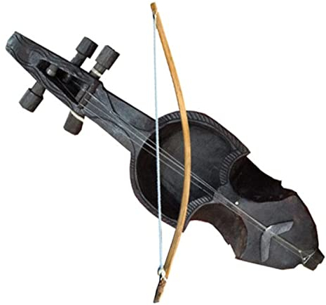 Himalayan Craft Sarangi Traditionelles nepalisches Volksmusikinstrument, Nepali-Violine, für Live-Spielen, 53.3 cm, ideal zum Spielen von Live-Profis, zum Lernen von Musik und Dekorationen