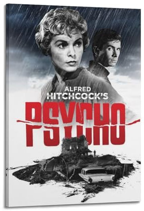 VZRSQZK Psycho-Film-Poster, dekoratives Gemälde, Leinwand-Wandposter und Kunstdruck, modernes Familienschlafzimmer-Dekor-Poster, 30 x 45 cm
