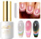 Imtiti Rainbow Color Gel Nail Polish,15ML Holographic 9D Cat eyes Glitter Magnetic Gel Polish UV Gel Nail Polish with Magnetic Stick for Nail Salon