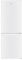 GEDTECH Réfrigérateur combiné congélateur bas 173L GCB173WH - Blanc - Hauteur 143cm