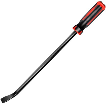 Barra de palanca resistente para mecánico, herramienta de mano con cómodo mango antideslizante para hacer palanca, raspar, levantar, tirar, mango cómodo