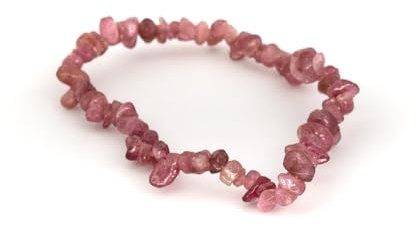 Univers Quantic Shop Bracelet tourmaline rose - Pierre aphrodisiaque - Qualité A - Baroque