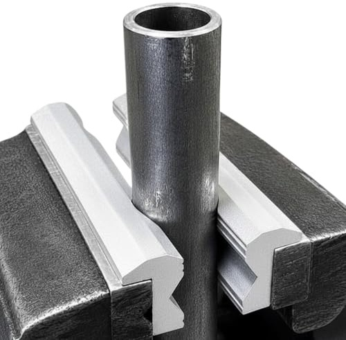 Mors de protection pour étau 200 mm – qualité premium, fixation magnétique, pour matériaux ronds et plats, aluminium anodisé, 2 mors de serrage, entreprise allemande