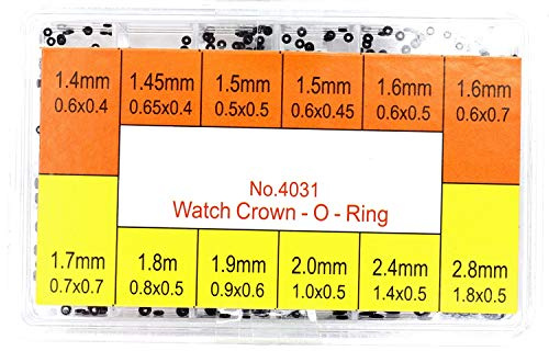 Qusedwey Watch Accessories Watches Seals Rubber Washer O-Ring Watch Crown Watchmaker Repair Tools Watch Parts Cleanrance