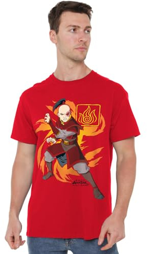 Avatar The Last Airbender Zuko Flame Burst Unisex T Shirt