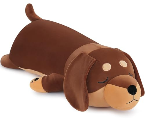 Plüschtier Dachshund Kuscheltier Dachshund Stofftier Hund Plüsch Kawaii Kuscheltier Dachshund Plüschtier, plüschtiere Anime Umarmungskissen Anime Dachshund Plüsch Hund Groß 29,9 zoll Spielzeug