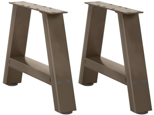 vidaXL Couchtischbeine A-Form 2 STK. 30x(30-31) cm Stahl
